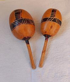 coppia di maracas Originali vintage 