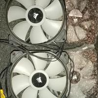 4 ventole RGB Corsair + scheda PCB