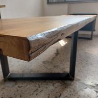 Tavolo in legno di briccole veneziane 380x100cm