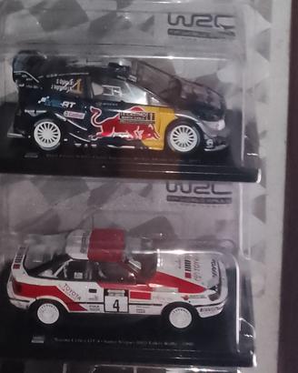 Lotto di 4 auto rally 1 24 nuove 