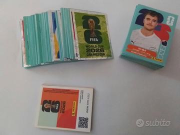 Lotto composto da 254 Figurine Mondiali 2026 + 16
