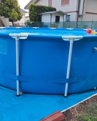Piscina Rotonda Intex Metal Frame 28242NP