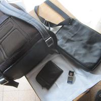 BORSELLO + ZAINO +PORTA CARTE-C ORIGINALE PIQUADRO