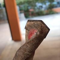 Punta trapano Fischer da 24mm con asta di 2 metri