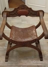 Sedia Dantesca Savonarola