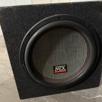 Subwoofer mtx 38cm con box chiuso