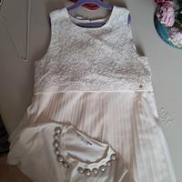 abito +bolero cerimonia cresima comunione