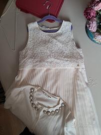 abito +bolero cerimonia cresima comunione