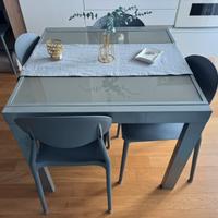 Tavolo in verro allungabile