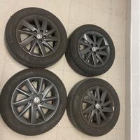 Cerchi e gomme per seat ibiza-vw polo- skoda fabia