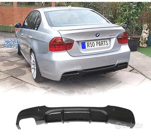 DIFFUSORE BMW E90 E91 LOOK M PERFORMANCE NERO LUCI
