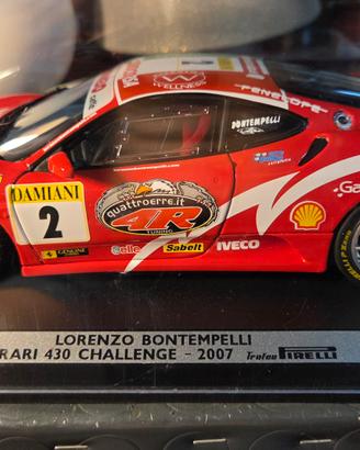 Modellino 1:18 Ferrari F430 Challenge Pirelli 2007