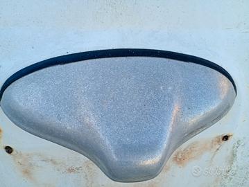 luce targa fiat 500 originale in alluminio 