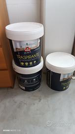 Tinta bianca traspirante x parati