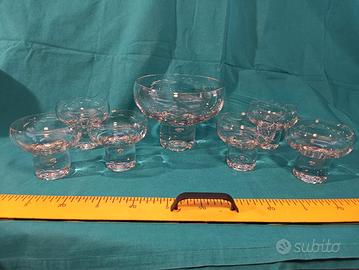 Set vintage coppa grande + 6 coppe