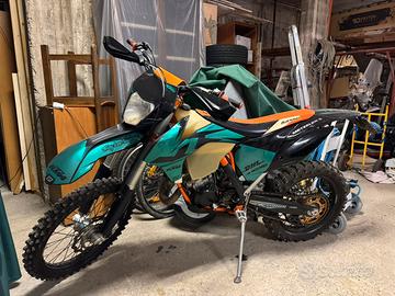 Ktm exc 125 2 tempi (six days 2016) moto da enduro
