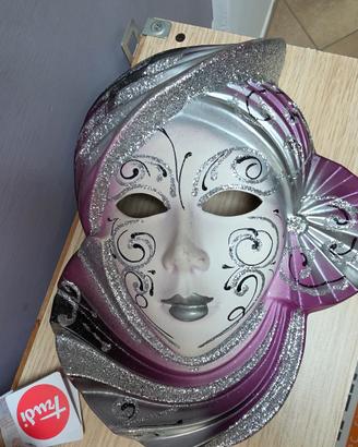 maschera veneziana in ceramica 