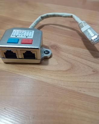 Sdoppiatore RJ45 Cat.5 utp