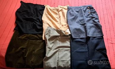 Lotto 6 gonne  eleganti moda  - tagli sartoriali