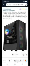 Pc fisso gaming NUOVO