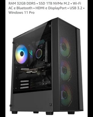 Pc fisso gaming NUOVO