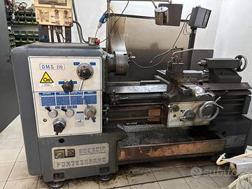 Tornio utensili e mandrino