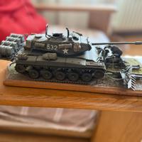 Modellino Carro Armato M4 Sherman con Scenografia