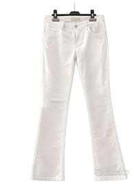 Jeans Fracomina bianchi a zampa taglia 29