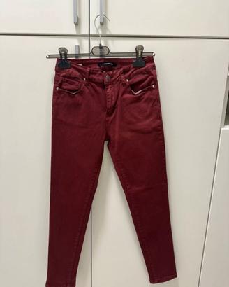jeans borgogna Fornarina