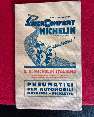 Mappa Carta d'Italia 1:500000 Touring Club Vintage