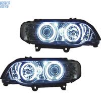 FARI BMW X5 E53 99-03 ANGEL EYES CCFL CROMATI