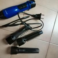 Asciugacapelli portatile con accessori