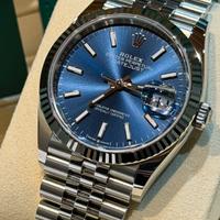 Rolex Datejust Nuovo 02.2026 36mm Blu 126234 Jub