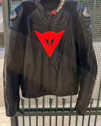 Giacca pelle traforata Dainese superfast Tg. 54