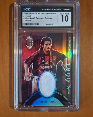 Figurina Gattuso gradata CGC 10 numerata 07/70