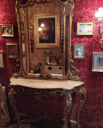 Console con Specchio