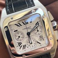 OROLOGIO CARTIER SANTOS 100 XL CRONOGRAFO
