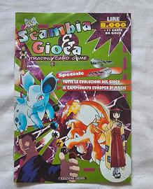 Fascicolo pokemon traiding card 2001