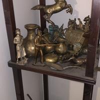 Collezione statue bronzo/ ottone massiccio vintage