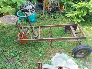 carrello anteriore  per falciatrice bertolini 