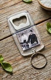 Portachiavi apribottiglie Don Camillo e Peppone 