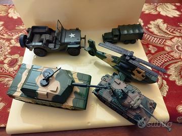 SET MODELLINI MEZZI MILITARI