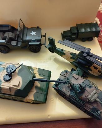 SET MODELLINI MEZZI MILITARI