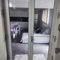 Porta in alluminio da esterno con vetri camera