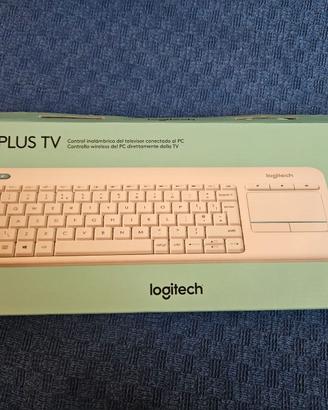 Tastiera Wireless Logitech K400 Plus TV - Bianca