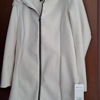 Felpa casual color avorio