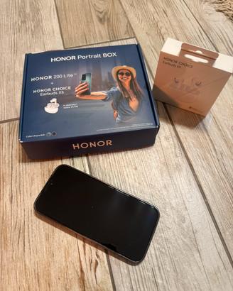 Honor 200 Lite + Honor Choice Earbuds X5 + cover