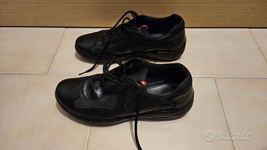 scarpe PRADA America's Cup PELLE nere TG 10 (44)
