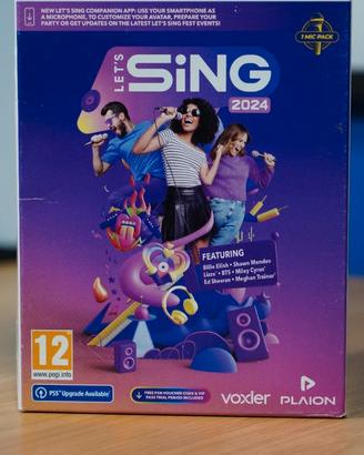 Let's Sing 2024 + 1 Microfono Playstation 4