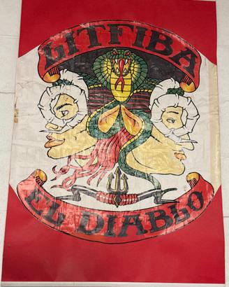 El Diablo Litfiba cartellone pubblicitario 1991